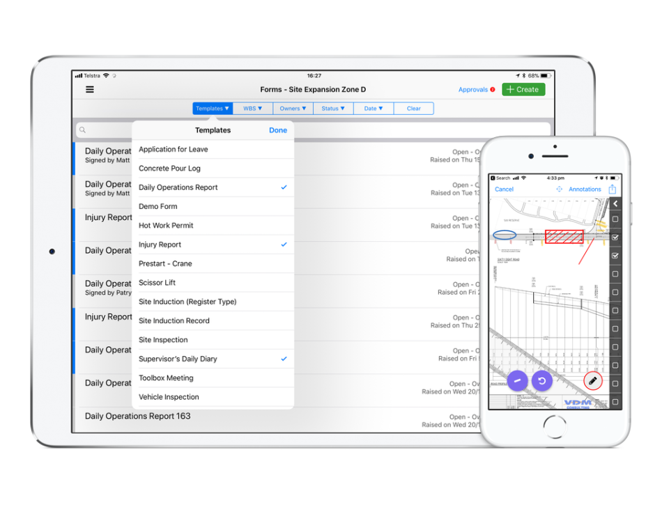 screenshot of APE Mobile